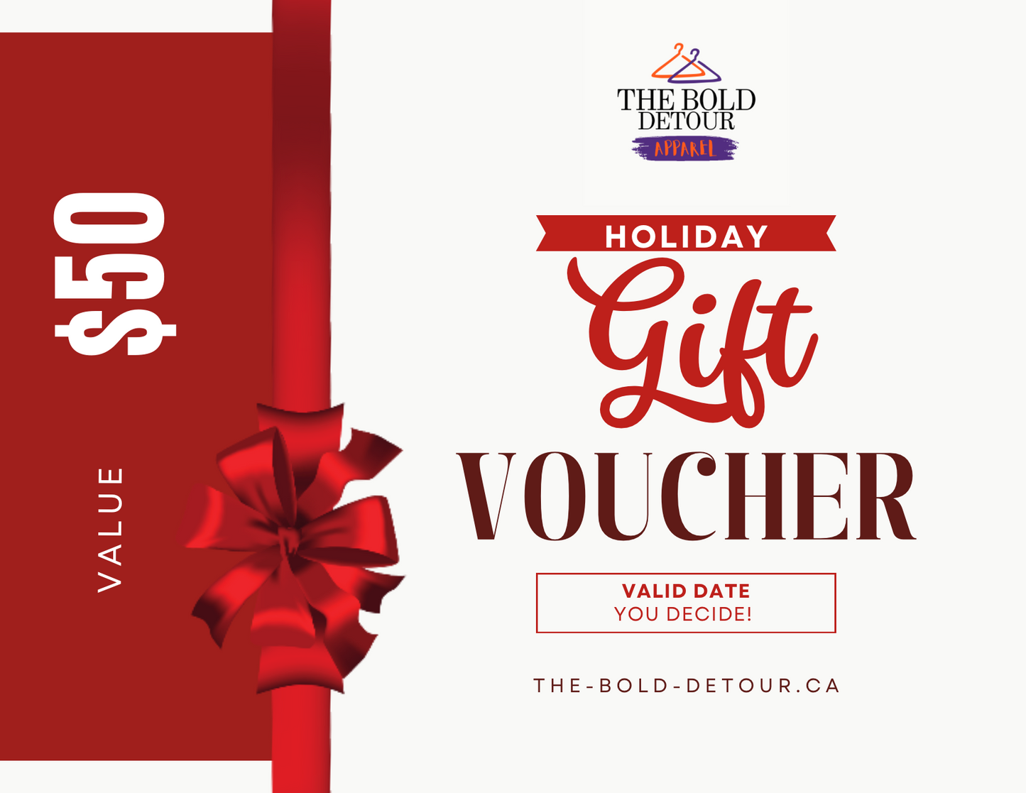 Holiday Gift Certificate