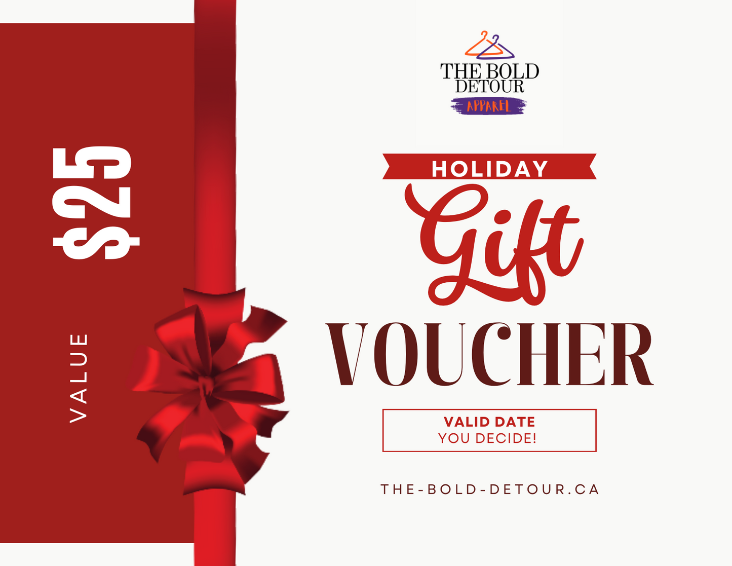 Holiday Gift Certificate