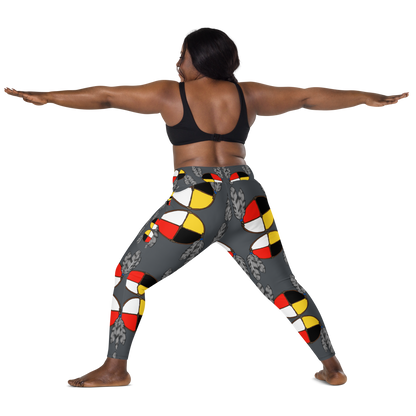 Medicine Wheel Leggings W Pockets - Premium  from KL Creative - Just $65! Shop now at KL CreativeIndigenous, Medicine Wheel, Womenswear Indigenous, Medicine Wheel, WomenswearIndigenous, Medicine Wheel, WomenswearIndigenous, Medicine Wheel, WomenswearIndigenous, Medicine Wheel, Womenswear