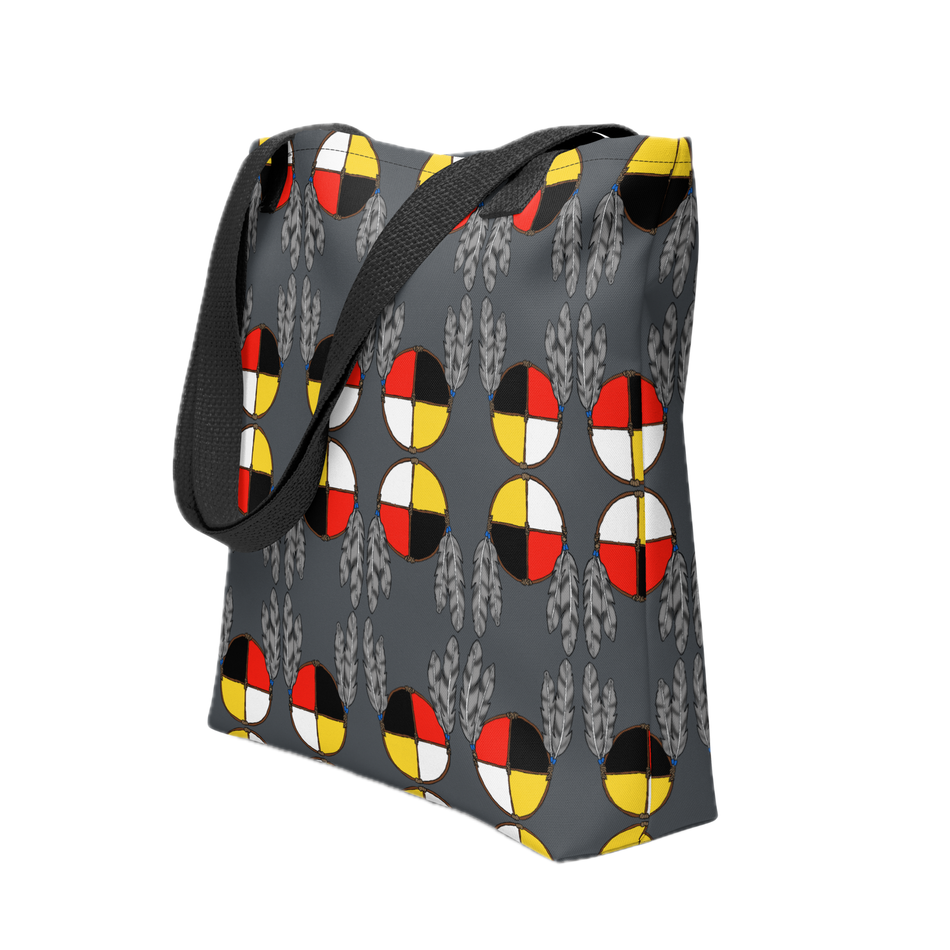 Sacred Medicine Wheel Tote Bag - Premium  from The Bold Detour - Just $28! Shop now at The Bold Detouraccessories, bags, tote bags accessories, bags, tote bagsaccessories, bags, tote bagsaccessories, bags, tote bagsaccessories, bags, tote bags