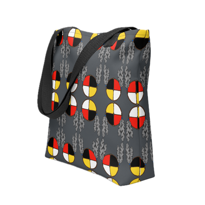 Sacred Medicine Wheel Tote Bag - Premium  from The Bold Detour - Just $28! Shop now at The Bold Detouraccessories, bags, tote bags accessories, bags, tote bagsaccessories, bags, tote bagsaccessories, bags, tote bagsaccessories, bags, tote bags