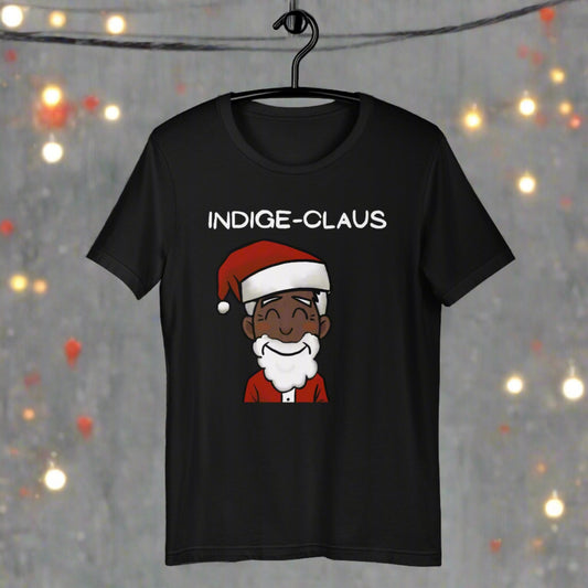 Indige-Claus Tshirt - Premium  from The Bold Detour - Just $35! Shop now at The Bold DetourHolidays, Indigenous Holidays, IndigenousHolidays, IndigenousHolidays, IndigenousHolidays, Indigenous