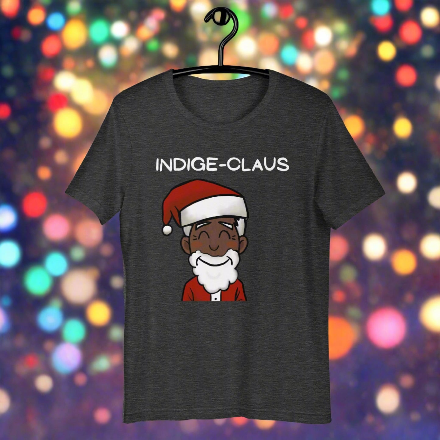 Indige-Claus Tshirt - Premium  from The Bold Detour - Just $35! Shop now at The Bold DetourHolidays, Indigenous Holidays, IndigenousHolidays, IndigenousHolidays, IndigenousHolidays, Indigenous