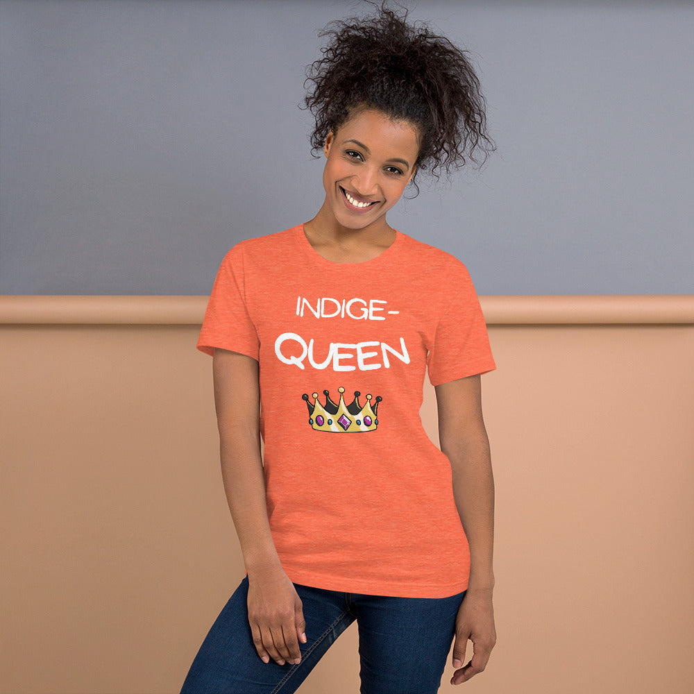 Indige-Queen Tshirt - Premium  from My Store - Just $35! Shop now at The Bold DetourIndigenous, Womenswear Indigenous, WomenswearIndigenous, WomenswearIndigenous, WomenswearIndigenous, Womenswear