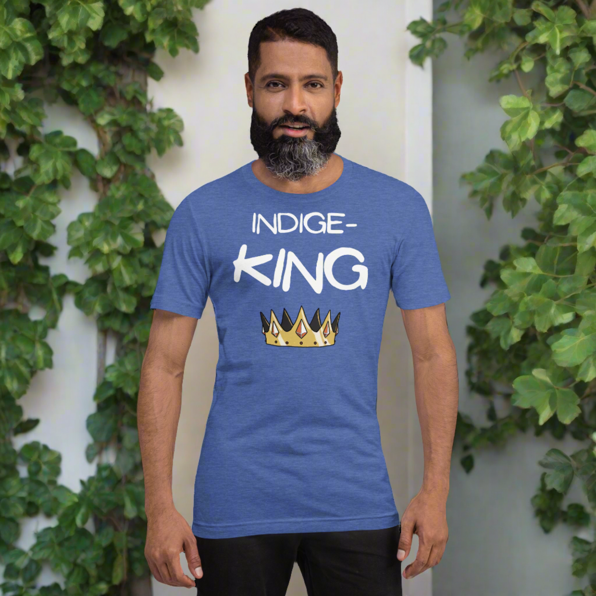 Indige-King Tshirt - Premium  from My Store - Just $35! Shop now at The Bold DetourIndigenous, menswear Indigenous, menswearIndigenous, menswearIndigenous, menswearIndigenous, menswear