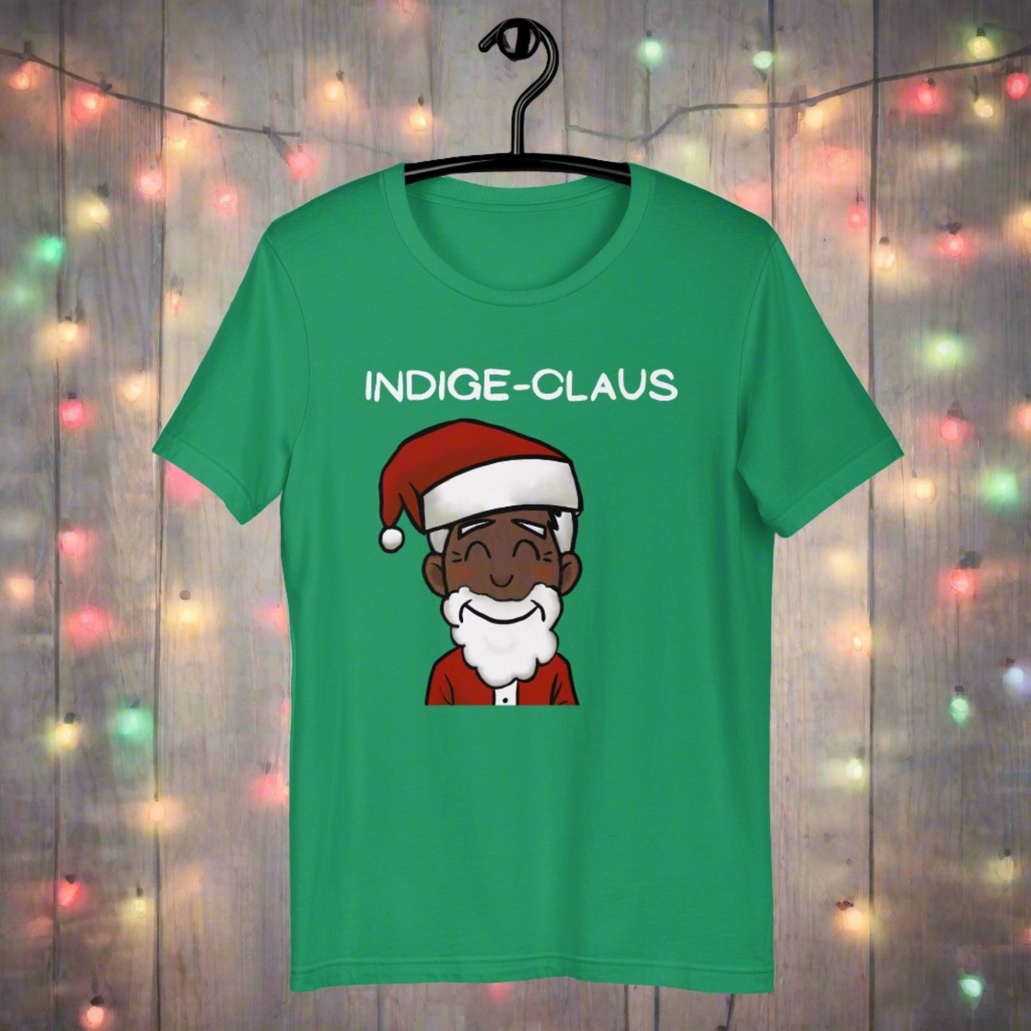 Indige-Claus Tshirt - Premium  from The Bold Detour - Just $35! Shop now at The Bold DetourHolidays, Indigenous Holidays, IndigenousHolidays, IndigenousHolidays, IndigenousHolidays, Indigenous